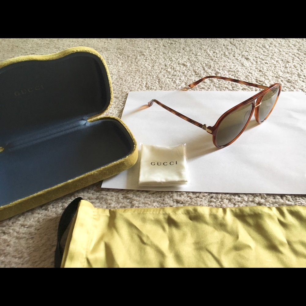 Mens Gucci Light Havana Sunglasses’s